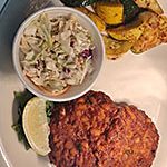 Crab Cake Plate 